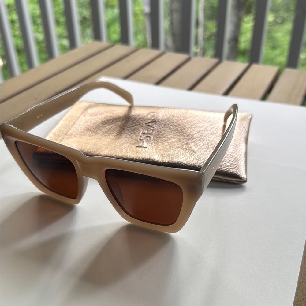 I-Sea Ava Oatmeal/Brown Polarized Lens Sunglasses - Picture 2 of 5